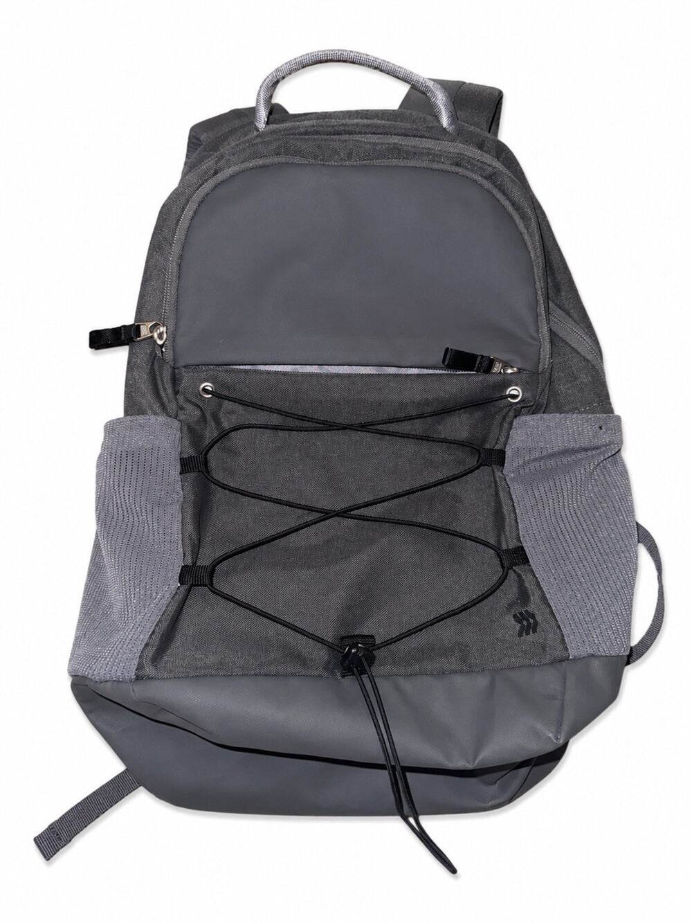 Gray Lightweight Laptop Backpack School Travel Daypack Carry-On Unisex